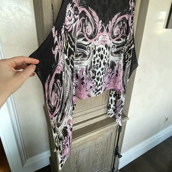 Roberto Cavalli silk animal print kaftan EU 38 - Picture 6 of 11